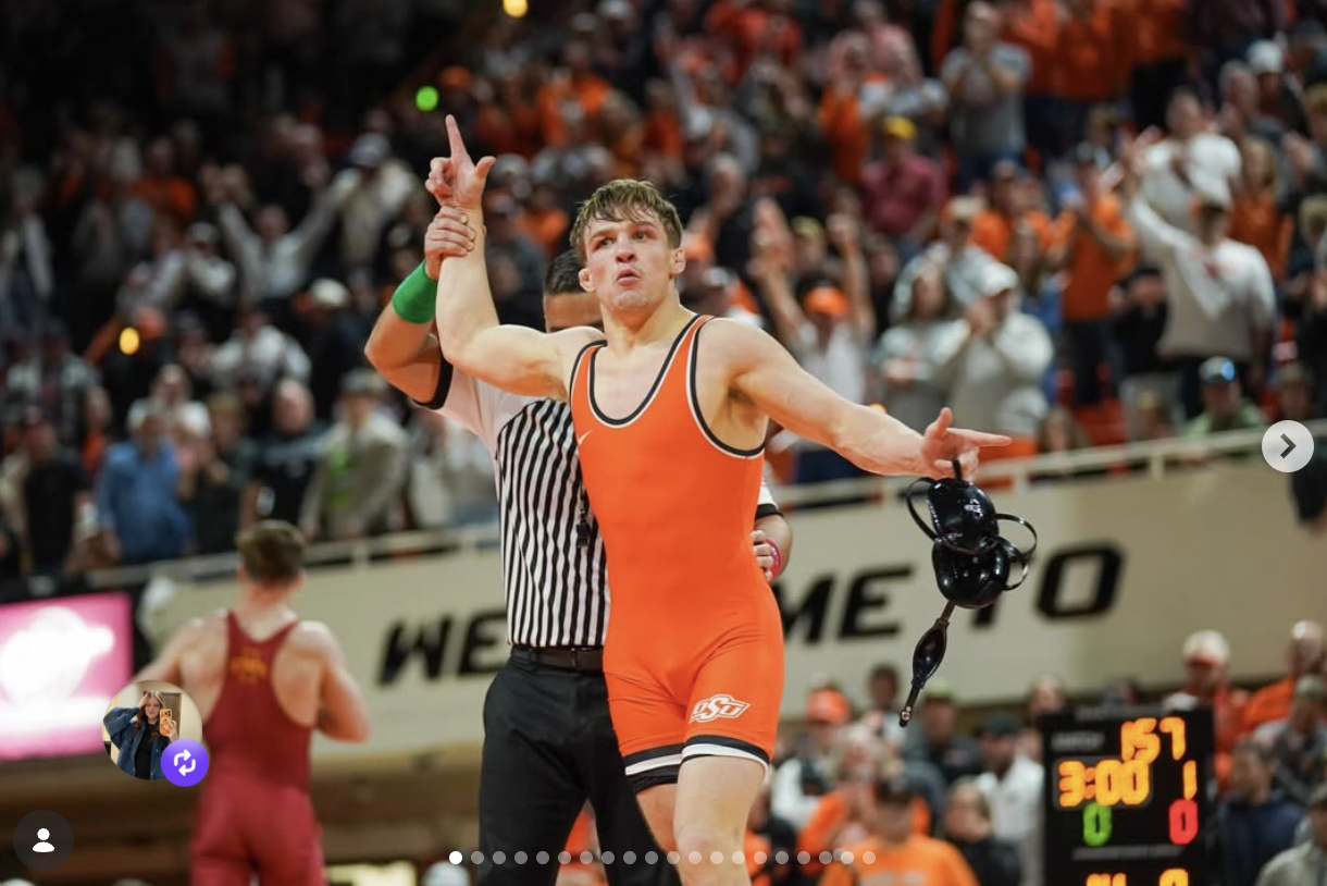 Wrestling action photo